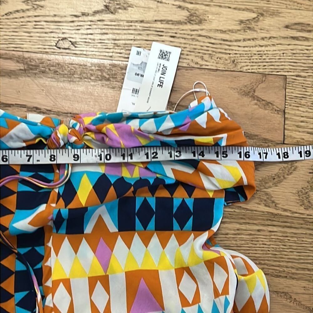 NWT ZARA AZETC PRINT HALTER BACK MAXI DRESS SIZE S‎ - Picture 7 of 9